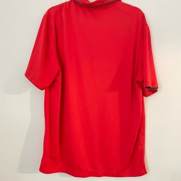 Nike polo mens dri fit red golf polo xlarge - Picture 5 of 5